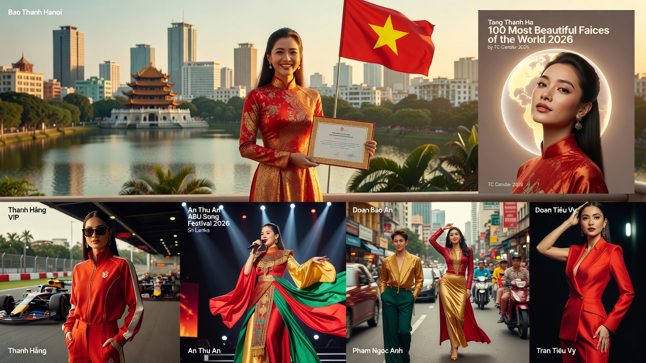 Bao Thanh é homenageada em Hanói e Tang Thanh Ha entra em lista global de beleza
