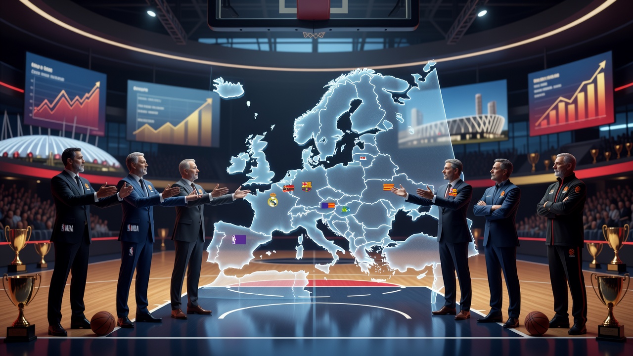 NBA e Fiba Mantêm Plano de Liga Europeia Após Recusa da EuroLeague