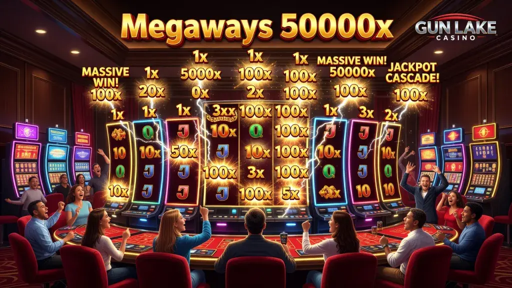 Os Maiores Pagamentos de Caça-níqueis Megaways: Jogue no Gun Lake Casino, Pague 50000x